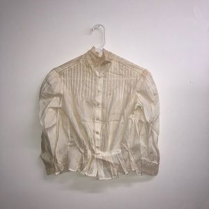 Off-white blouse